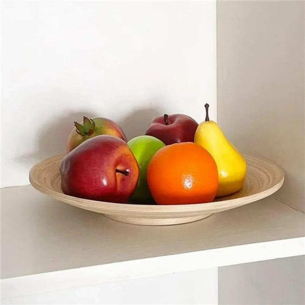 6pcs artificial fruit set fake apples pears oranges pomegranate home party decor